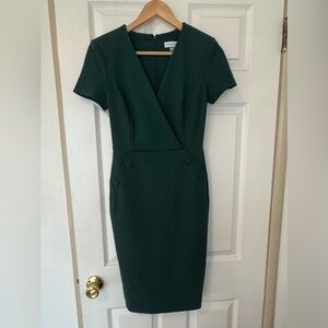 Calvin Klein Dark Green Midi Dress